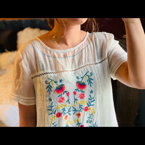 UMGEE Floral Embroidery Boho Dress B3 - Picture 4 of 5